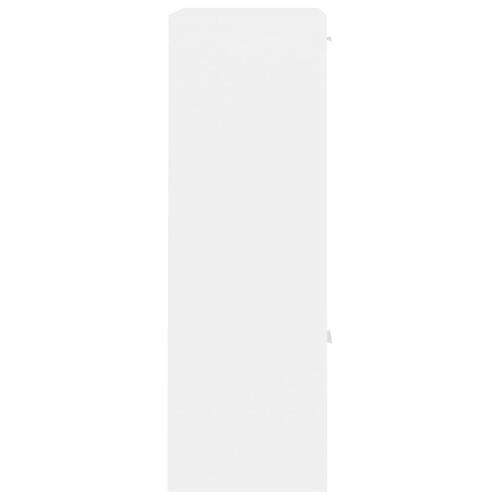Kontorreol 60x29,5x90 cm konstrueret træ hvid