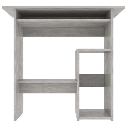 Skrivebord 80x45x74 cm konstrueret træ betongrå