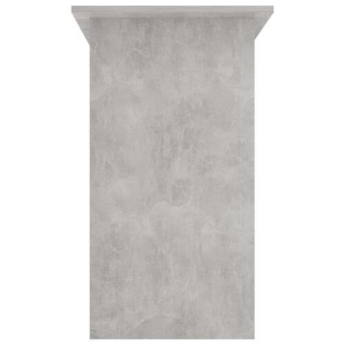 Skrivebord 80x45x74 cm konstrueret træ betongrå