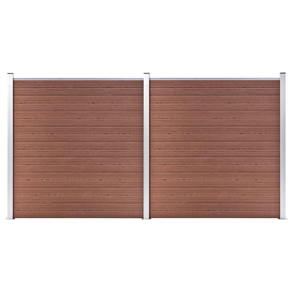Havehegn WPC 353 x 186 cm brun