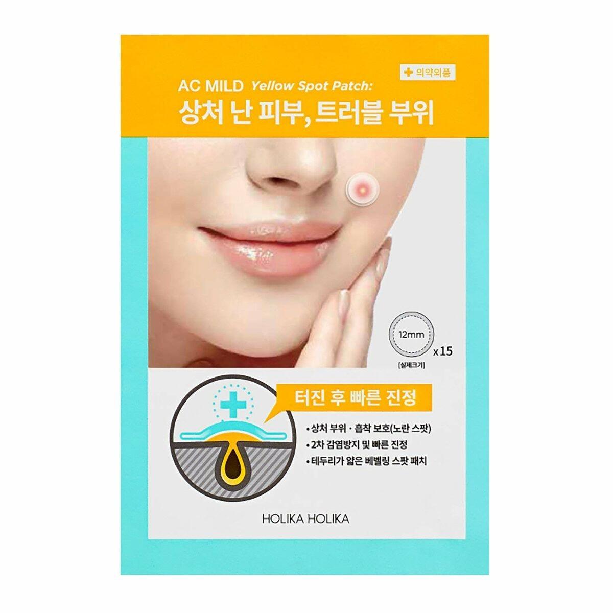 Behandling acne Holika Holika Ac Mild Yellow Spot Lapper 15 Dele