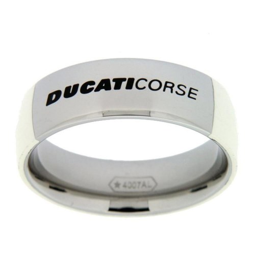 Ducati herre-ring i rustfrit stål - størrelse 30