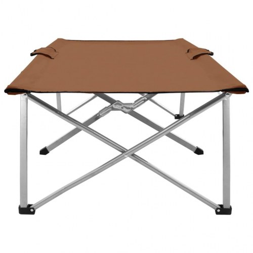 Campingseng 206x75x45 cm XXL brun