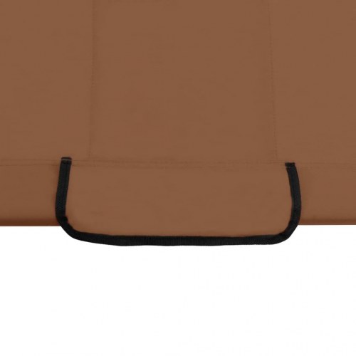 Campingseng 206x75x45 cm XXL brun