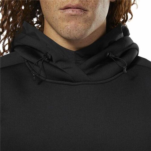Hættetrøje til Mænd Reebok Supply Tech Sort M
