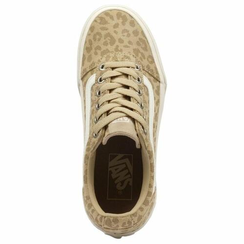 Kvinde Casual Sneakers Vans Ward Leopard Beige 36