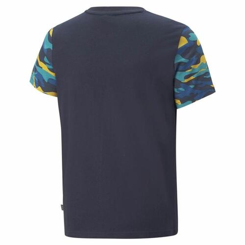 Børne Kortærmet T-shirt Puma Essentials+ Camouflage Drenge Sort 13-14 år