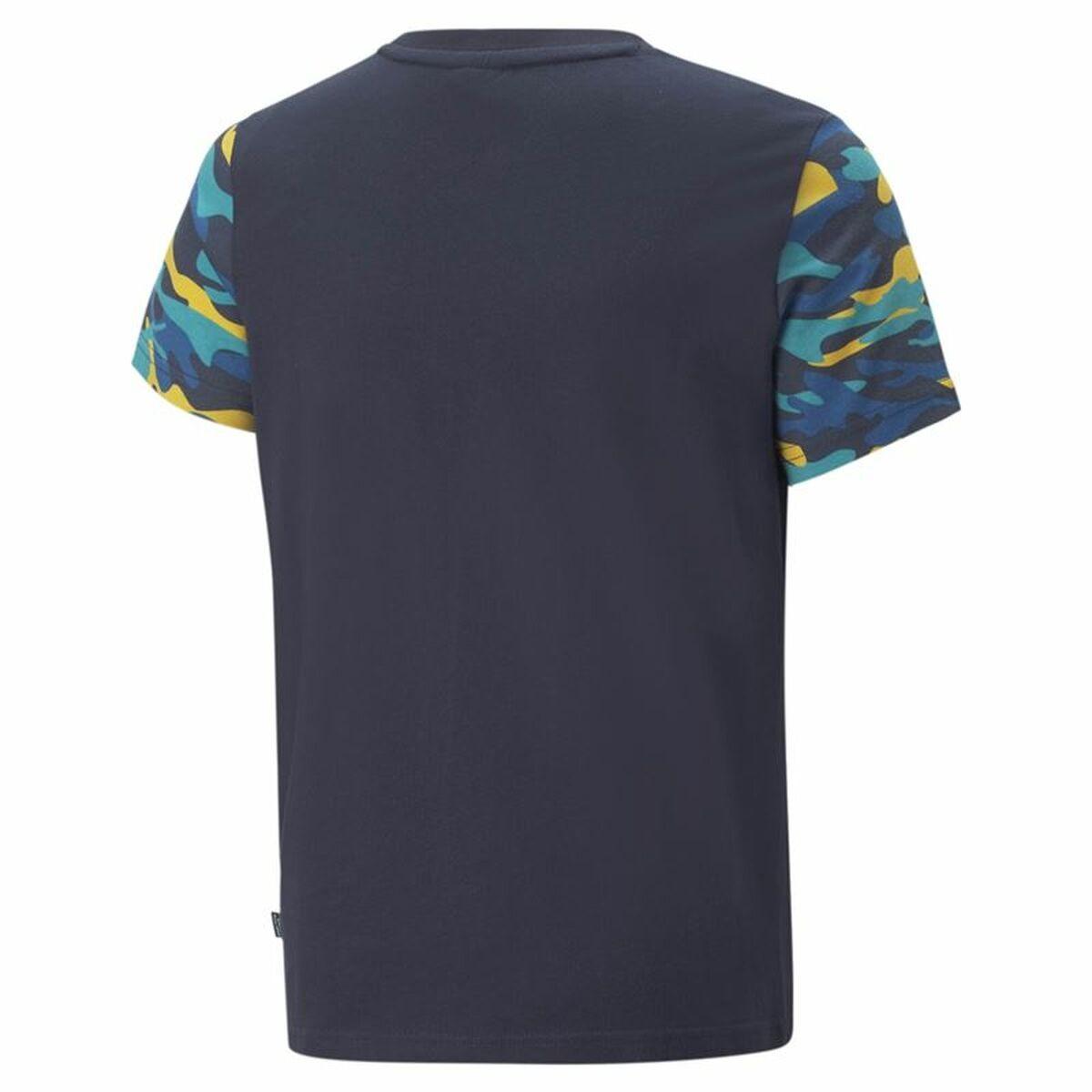 Børne Kortærmet T-shirt Puma Essentials+ Camouflage Drenge Sort 13-14 år