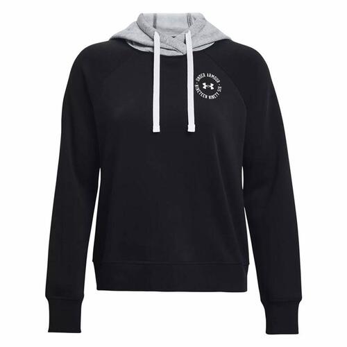 Hættetrøje til Mænd Under Armour Rival Fleece CB Sort XS