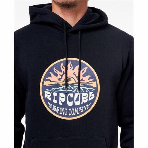 Hættetrøje til Mænd Rip Curl Tobar Sort XL