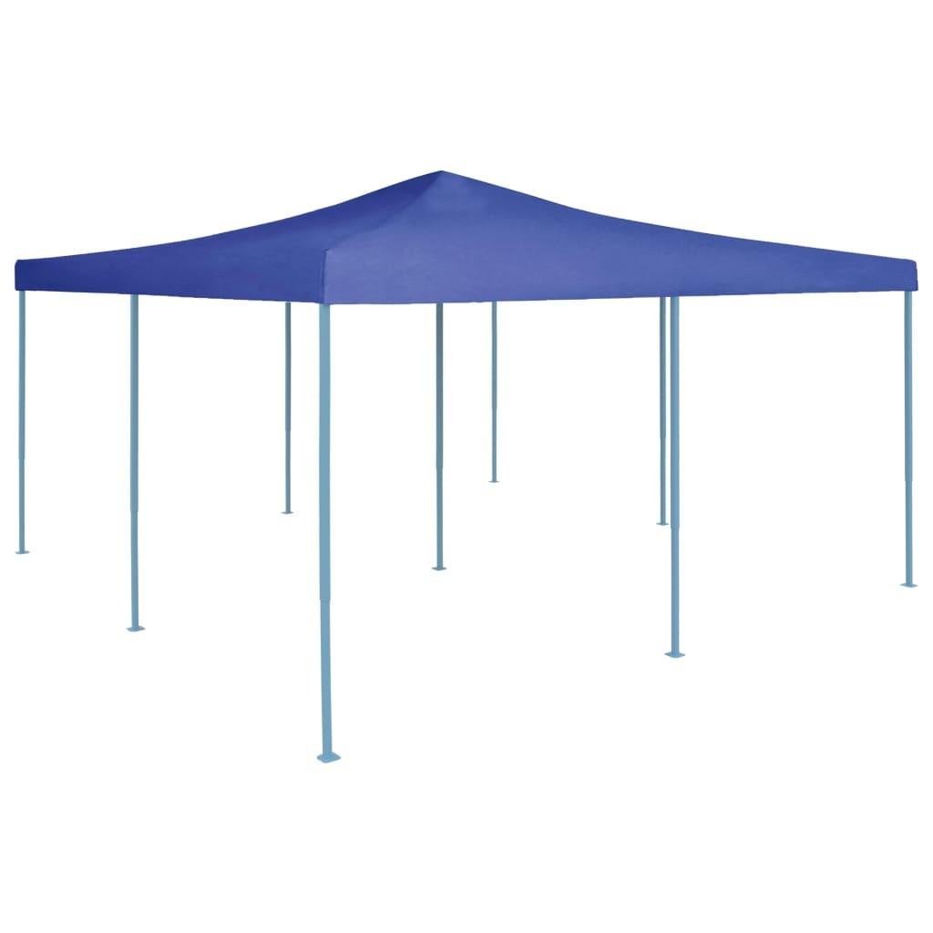 Foldbar pavillon 5x5 m blå