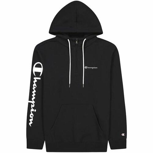 Hættetrøje til Mænd Champion Half Zip Sort XL