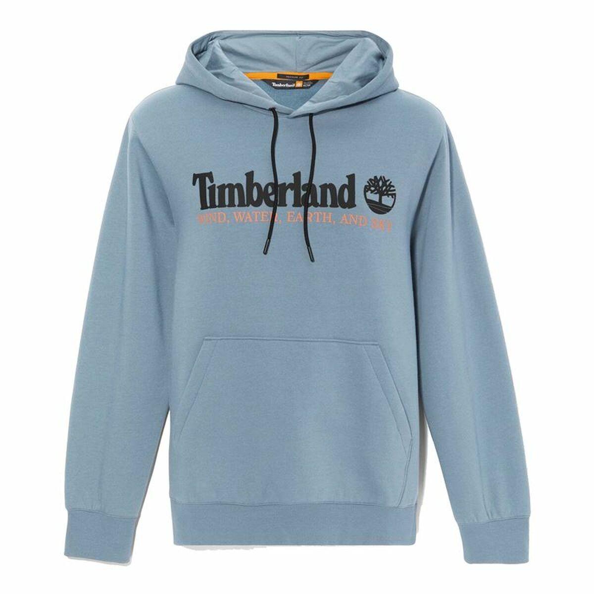 Hættetrøje til Mænd Timberland WWES Blå - L