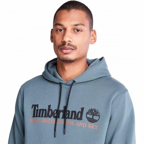 Hættetrøje til Mænd Timberland WWES Blå - L