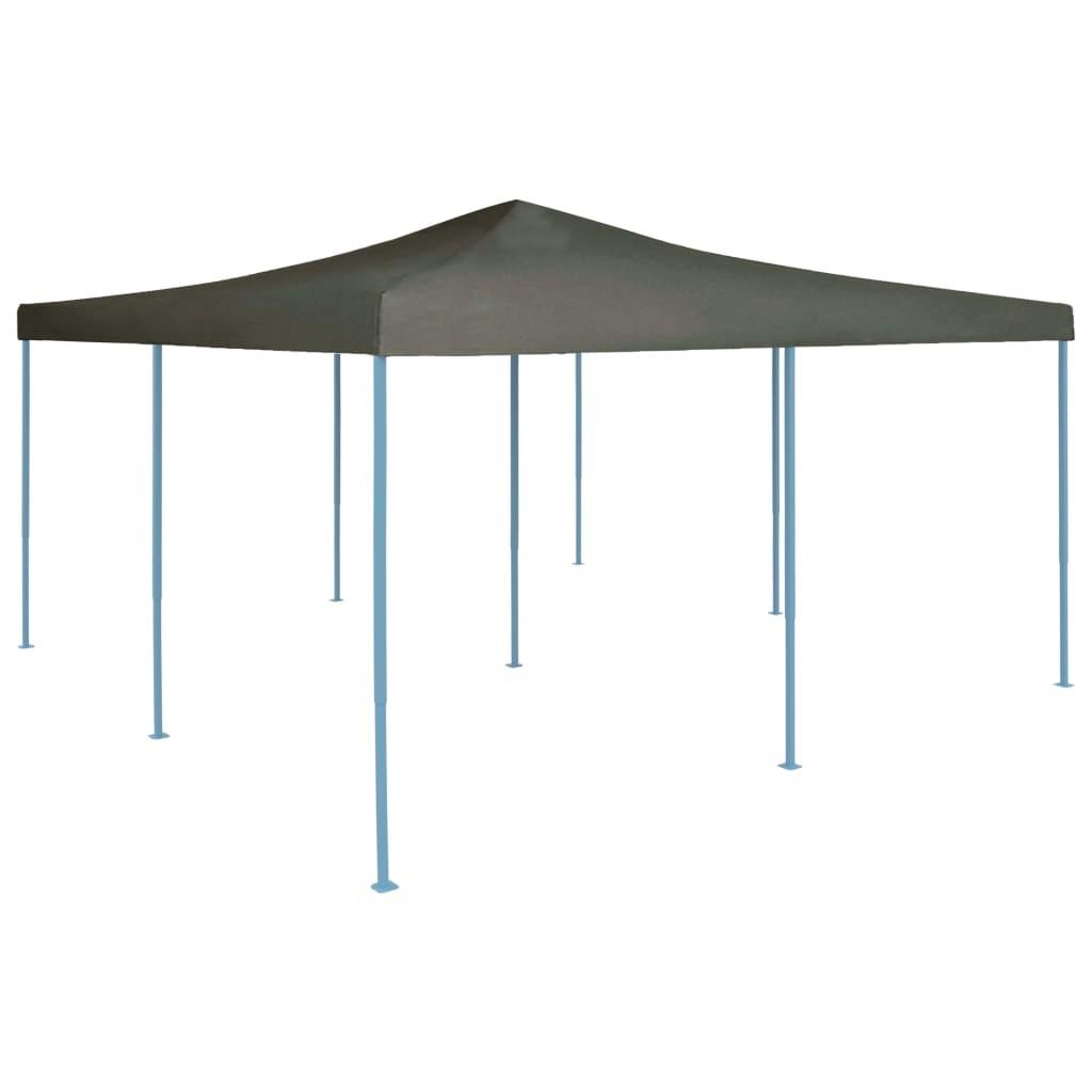 Foldbar pavillon 5x5 m antracitgrå