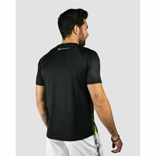 Kortærmet T-shirt til Mænd Cartri Luxer Gul Sort S