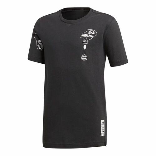 Kortærmet T-shirt til Børn Adidas Sportswear Hulk Graphic Sort 5-6 år