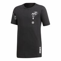 Kortærmet T-shirt til Børn Adidas Sportswear Hulk Graphic Sort 13-14 år