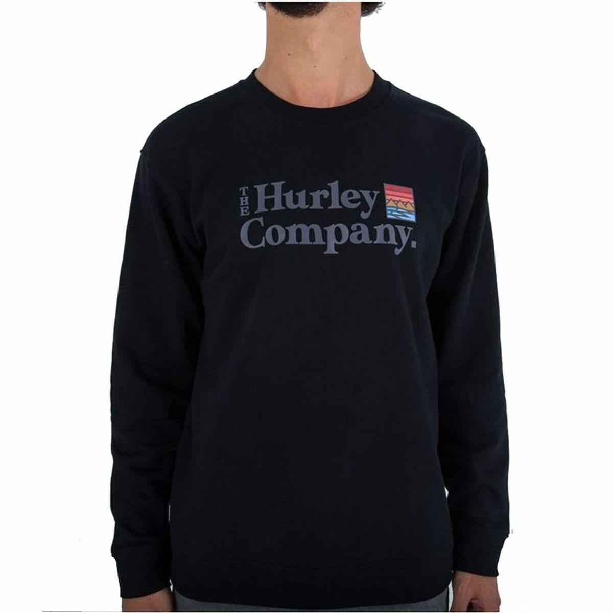 Sweaters uden Hætte til Mænd Hurley Canyon Summer Sort L