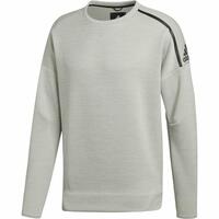 Sweaters uden Hætte til Mænd Adidas Zne Crew Gr Lysegrå XL