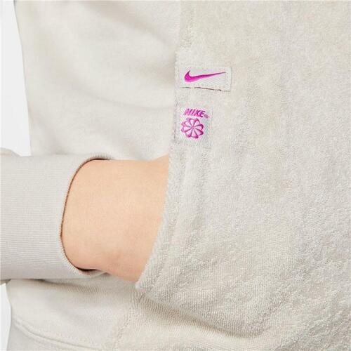 Sweatshirt uden hætte til piger Nike Heritage Beige 10-12 år
