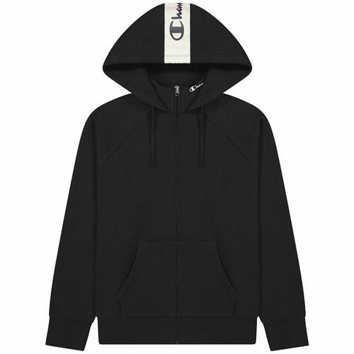 Hættetrøje til Mænd Champion Full Zip Sort L