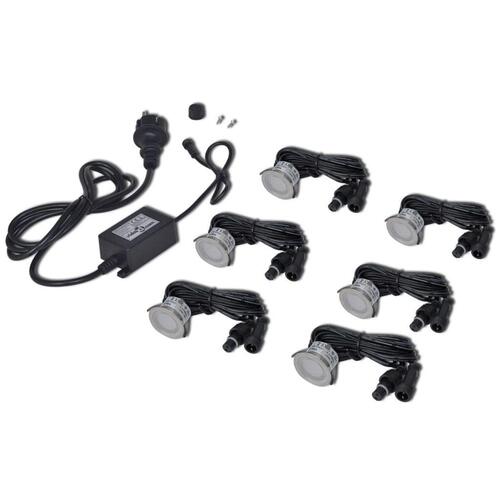 LED-nedgravningsspots 6 stk. varmt hvidt lys