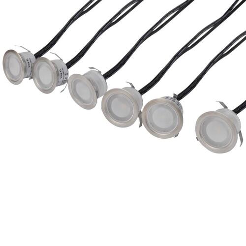 LED-nedgravningsspots 6 stk. varmt hvidt lys