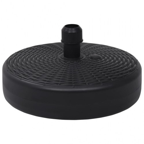 Parasolfod 24 l - sand- eller vandfyldt, sort