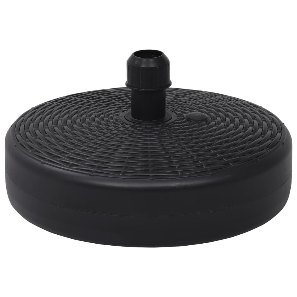 Parasolfod 24 l sand- eller vandfyld sort billede