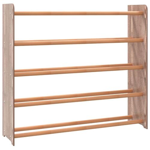 Skoreol 90x24x81 cm konstrueret træ brun