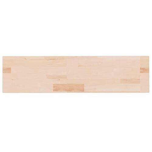 Hyldeplade 80x20x2,5 cm ubehandlet massivt egetræ
