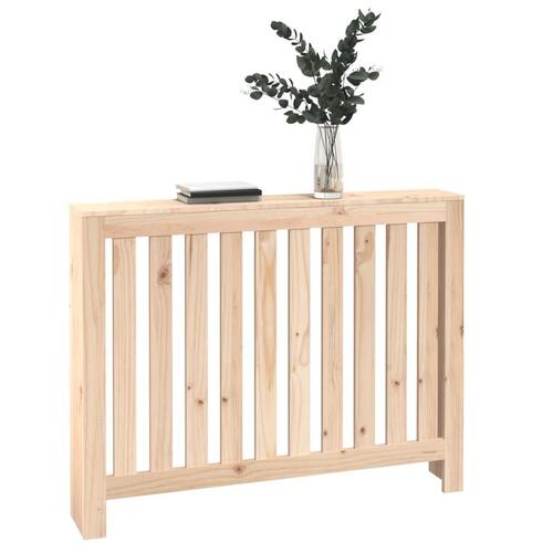 Radiatorskjuler 108,5x19x84 cm massivt fyrretræ