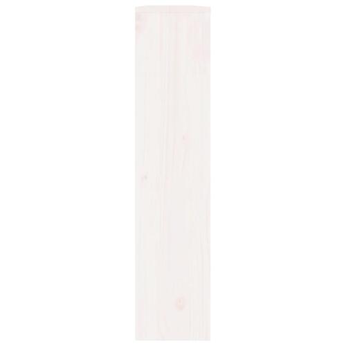 Radiatorskjuler 153x19x84 cm massivt fyrretræ hvid