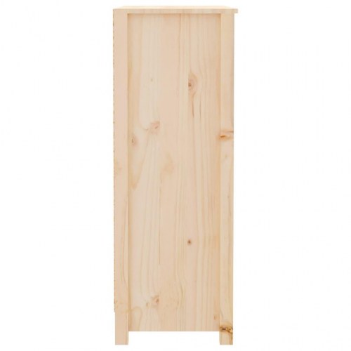 Bogreol 80x35x97 cm massivt fyrretræ