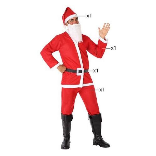 Kostume til voksne Rød Jul Kostume til voksne