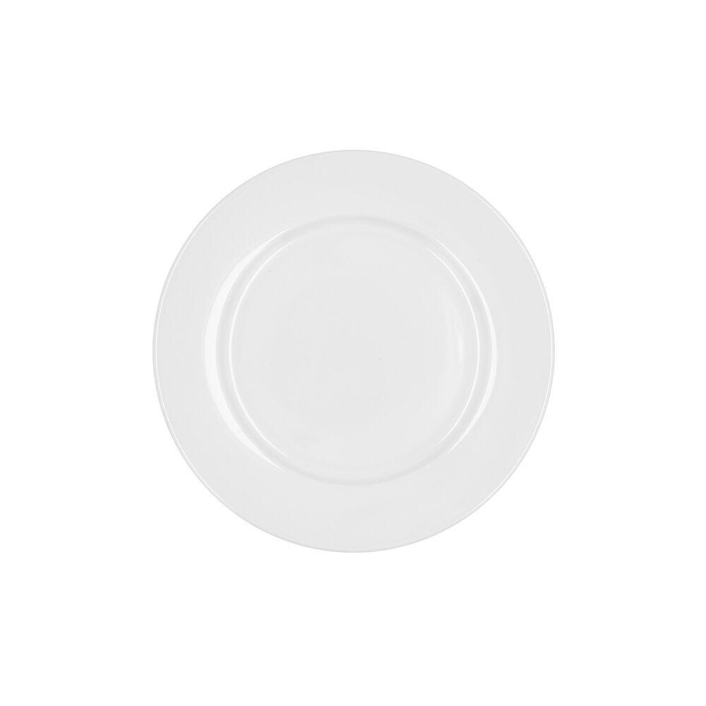 Bidasoa Glacial Ala Ancha desserttallerken, keramik, hvid 19 cm - 12 stk