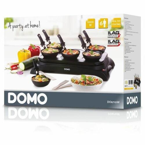 Wok Pande DOMO DO8710W 1000W Sort