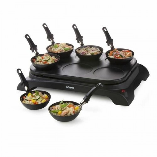 DOMO DO8710W wokpande-sæt 1000 W - sort