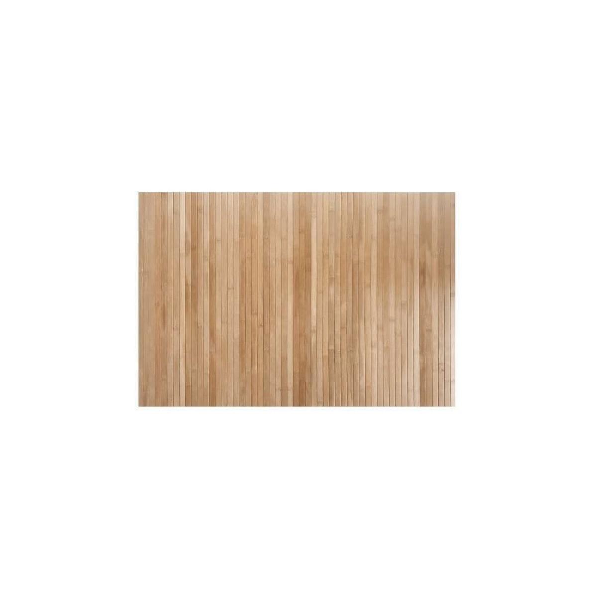 Stor Planet tæppe - rektangulært bambus, natur (60 x 90 cm)