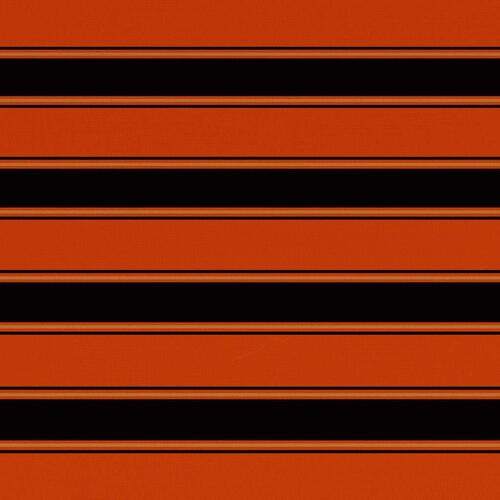 Markisedug 350x250 cm kanvas orange og brun