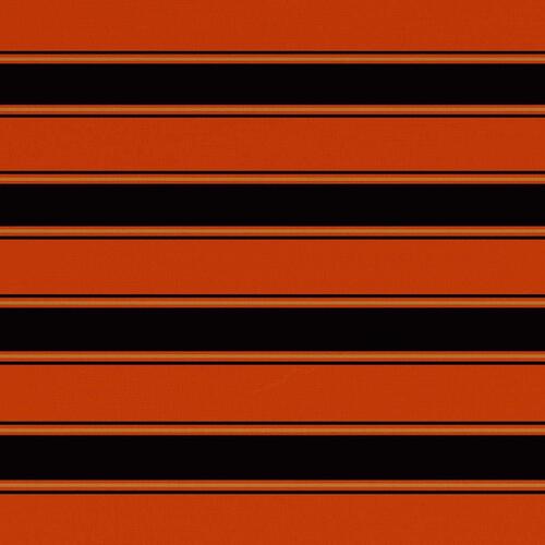 Markisedug 400x300 cm kanvas orange og brun