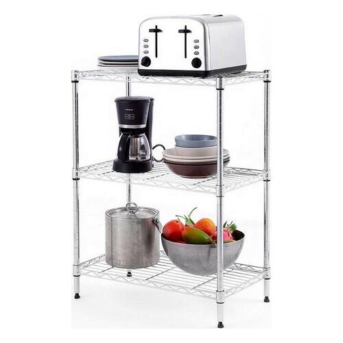 Hylder Confortime 3 niveauer Chromsalt (60 x 30 x 120 cm)