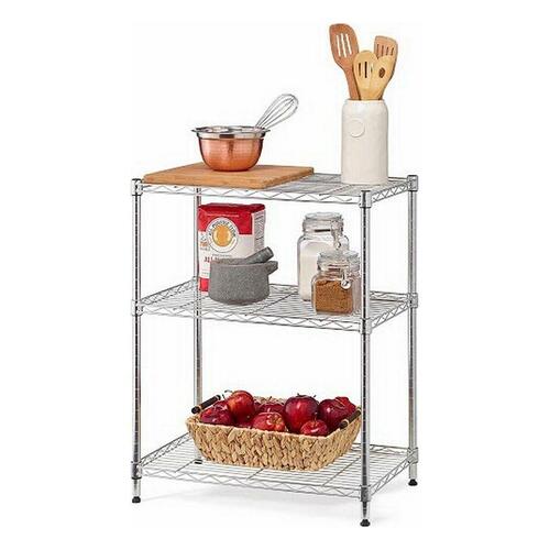 Hylder Confortime 3 niveauer Chromsalt (60 x 30 x 120 cm)