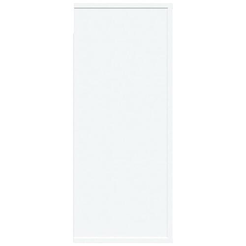 Vægskab 80x33x80 cm konstrueret træ hvid