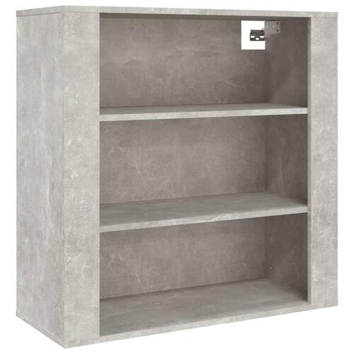 Vægskab 80x33x80 cm konstrueret træ betongrå