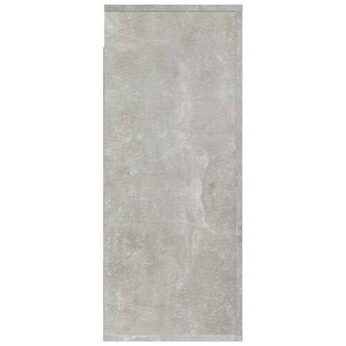 Vægskab 80x33x80 cm konstrueret træ betongrå
