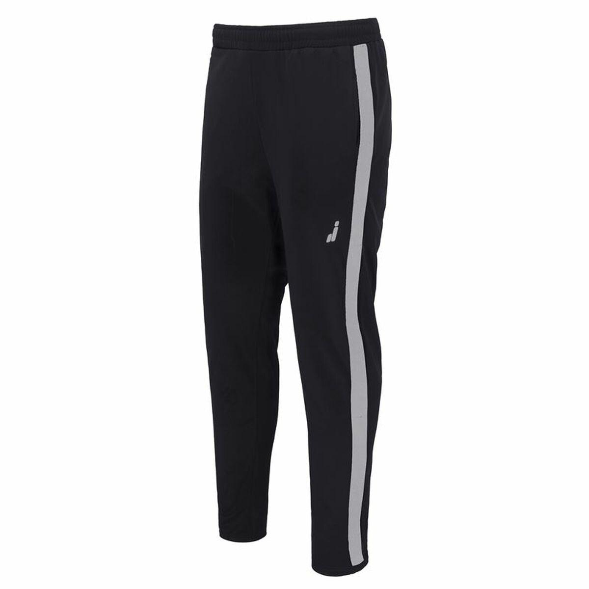 Lange sportsbukser Joluvi Slim Band Sort Mænd XL