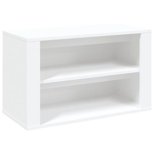 Skoreol 75x35x45 cm konstrueret træ hvid