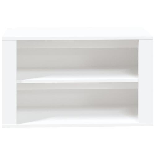 Skoreol 75x35x45 cm konstrueret træ hvid
